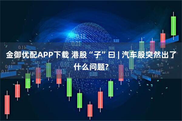 金御优配APP下载 港股“子”曰 | 汽车股突然出了什么问题?